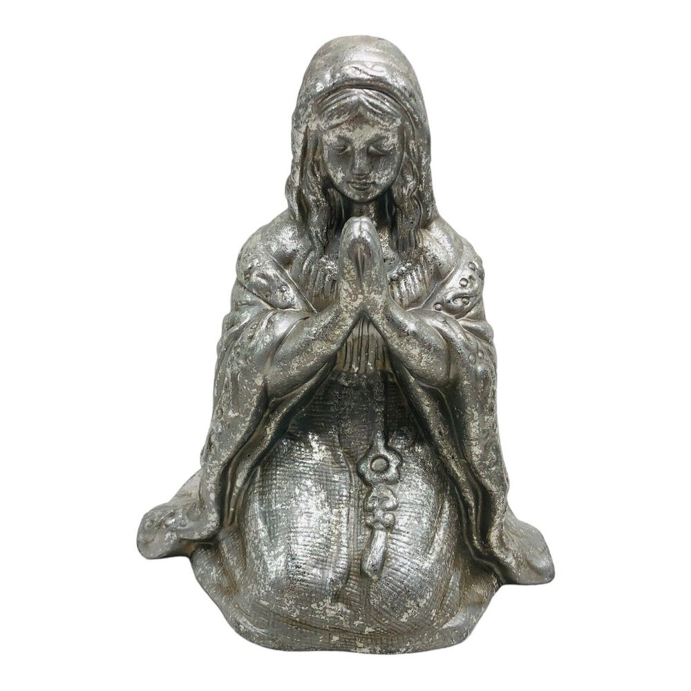 Dept 56 Mother Mary Gilded Silver Replacement For Eden Prairie Nativity‎ Set Lg